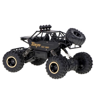 Masina RC Rock Crawler 1:12 4WD O􀆯-Road Negru foto