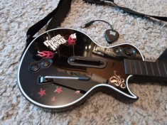 Chitara guitar Redoctane Les Paul controller wireless *(fara fir) cu dongle compatibila pt playstation 3 ps3 ps 3 Guitar Hero