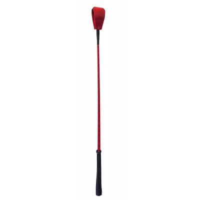 Cravasa Piele Devil Sticks Piele Rosie 66cm foto