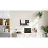 VidaXL Tablă cu cadru din lemn masiv de pin negru 60x40 cm 4017411