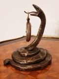 SUPORT PENTRU CEAS DE BUZUNAR-ARTIST EDGAR BRANDT- ART DECO -FRANTA ANII 20