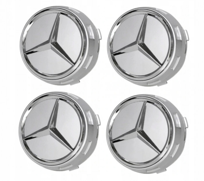 Plăcuțe cu emblemă Mercedes AMG 75 mm Set de 4 piese