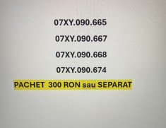 Cartele numere usoare pachet sau separat
