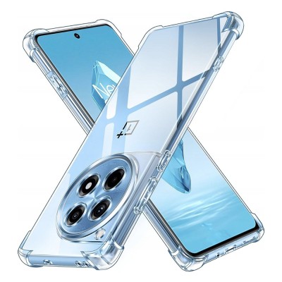 Husa OnePlus 12R Techsuit Shockproof Clear Silicone, transparenta foto