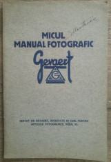 Micul manual fotografic Gevaert// perioada interbelica foto