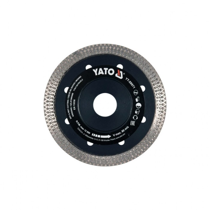 Disc Diamantat, 115 x 22.2 x 1.6 mm Yato YT-59971