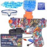 PISTOL AUTOMAT CU BILE DE GEL BATERIE OCULARI 1000 BILE GRENADĂ CU MIRĂ