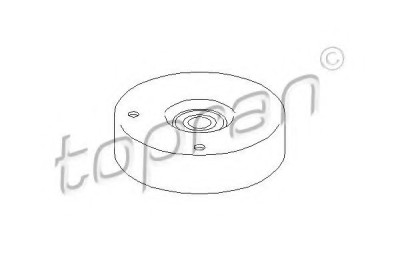 Rola intinzator,curea transmisie MERCEDES C-CLASS Combi (S202) (1996 - 2001) TOPRAN 400 005 foto
