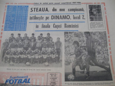 Sportul Supliment Fotbal(24 06 1988), Steaua si Dinamo in finala Cupei Romaniei foto