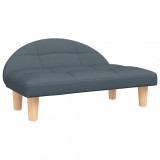 Pat de caini, gri inchis, 70x52x30 cm, material textil