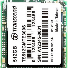 SSD Transcend MTE300S 512GB, M.2 2230, PCIe Gen3 x4 NVMe