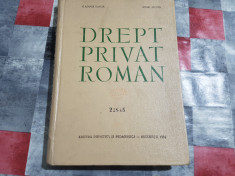 DREPT PRIVAT ROMAN - VLADIMIR HANGA, MIHAI JACOTA, 1964 -R/S foto