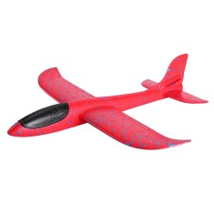 Avion planor zbur&Auml;tor pentru copii, din polistiren, 47 cm, rosu