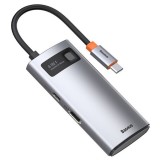 Adaptor multifunctional 4in1 usb tip c/hdmi/usb 3.0/usb2.0 + pd baseus