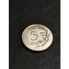 B 11-C Moneda 5 Leke 2003 Albania XF-AUC