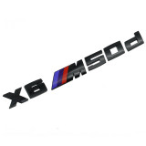 Emblema spate portbagaj BMW X6 M50d, Negru