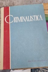 CRIMINALISTICA - S.A. GOLUNSKI foto