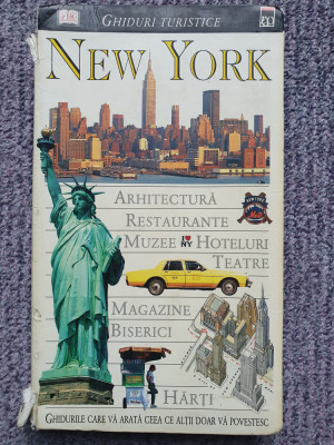 Ghiduri turistice New York (arhitectura, restaurante, muzee...), 2001, 432 pag foto