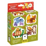 Primul meu puzzle, Banana Panda, Pui de animale, 28 piese