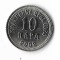 Moneda 10 para 2002 - Muntenegru, PROOF, Restrike, Tiraj: 1980
