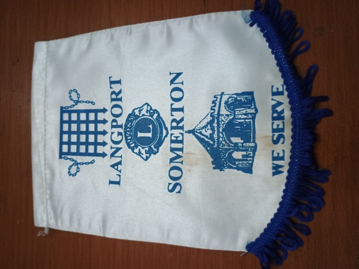 Fanion club LIONS LANGPORT ANGLIA SPLENDID