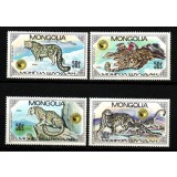 MONGOLIA 1985 FAUNA LEOPARZI
