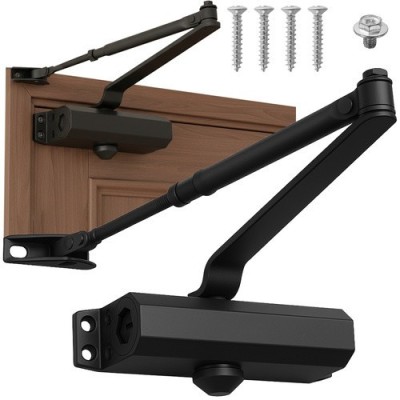 Amortizor usa, greutate 40-65 kg, dubla ajustare, lungime totala brat 49 cm, negru foto