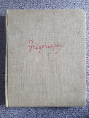 Grigoresco 2e edition. Grigorescu. G. Opresco, Ed Meridiane 1963, 190 pagini foto