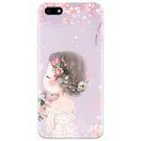 Husa silicon pentru Huawei Y5 2018, Girl 001