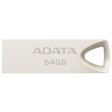 MEMORIE USB 2.0 ADATA 64 GB, clasica, carcasa aliaj zinc, argintiu, &quot;AUV210-64G-RGD&quot; (timbru verde 0.03 lei)