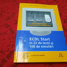 ECDL START IN 22 DE LECTII SI 100 DE SIMULARI de VASILE BALTAC , 2002 RM2