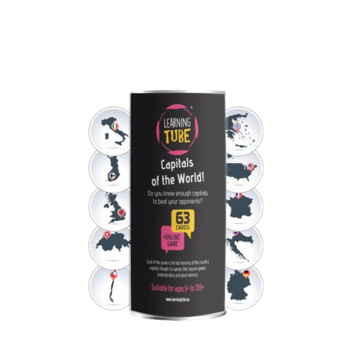 Joc Learning Tube&reg; - Capitalele lumii