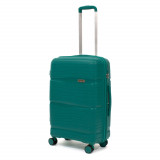 Troler Waves, Albastru Petrol, 66X43X26 cm ComfortTravel Luggage, Ella Icon