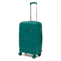 Troler Waves, Albastru Petrol, 66X43X26 cm ComfortTravel Luggage