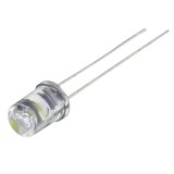 Dioda LED 5mm, albastru, plat, 2.6-3.6V, LUCKYLIGHT, LL-504BC2Q-B4-2B, T239791