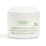 Crema nutritiva light cu ulei de masline si unt de shea pentru piele uscata, 100 ml, Ziaja