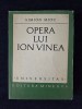 Opera lui Ion Vinea &ndash; Simion Mioc