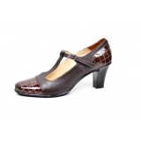 Pantofi dama piele naturala cu varf lacuit - eleganti - Made in Romania P50M