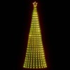 VidaXL Pom de Crăciun LED 475 LED-uri Alb Cald 247 cm
