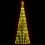 vidaXL Pom de Crăciun LED 475 LED-uri Alb Cald 247 cm