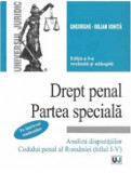 Drept penal. Partea speciala | Gheorghe-Iulian Ionita