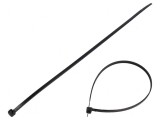 Colier de str&acirc;ngere poliamidă neagră 275mm x 4,35mm, Goobay