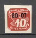 Deutsches Reich.1939 OCUPATIA IN BOEMIA SI MORAVIA:Timbre ptr. ziare-supr MD.135