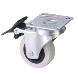 Cumpara ieftin Roata pentru mobila, cu rulment si frana, 50 mm x 20 mm