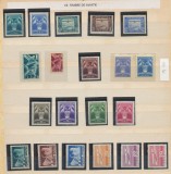 ROMANIA lot timbre fiscal-postale fondul aviatiei emise in perioada interbelica