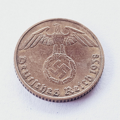 Germania Nazistă 5 reichspfennig 1938 A (Berlin) foto