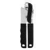 Deschizător Conserve Multifuncțional, Metalic, M&acirc;ner Plastic, 19cm, Negru, Oem
