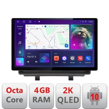 Navigatie Opel Zafira C 2011-2019 Qled 2K Octa Core 4+64 LTE 4G DSP Wifi 5Ghz android auto carplay radio gps internet KIT-zafira-c+EDT-E413-2K CarStor
