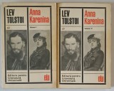 ANNA KARENINA , VOLUMELE I - II , roman de LEV TOLSTOI , 1968 *EDITIE BROSATA
