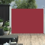 Copertina laterala retractabila de terasa, rosu, 140 x 500 cm GartenMobel Dekor, vidaXL